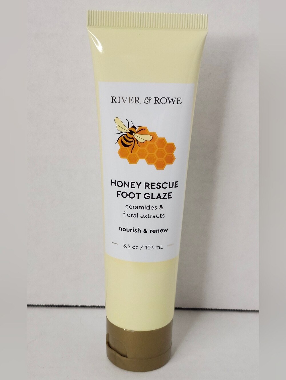 💋5/$25 River & Rowe Honey Rescue Foot Glaze 3.5 Fl Oz